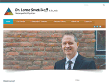 Tablet Screenshot of drswetlikoff.com